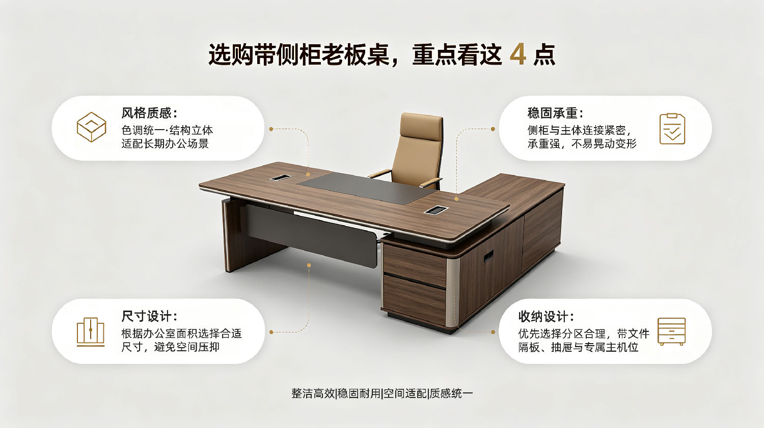 优质办公家具：老板桌